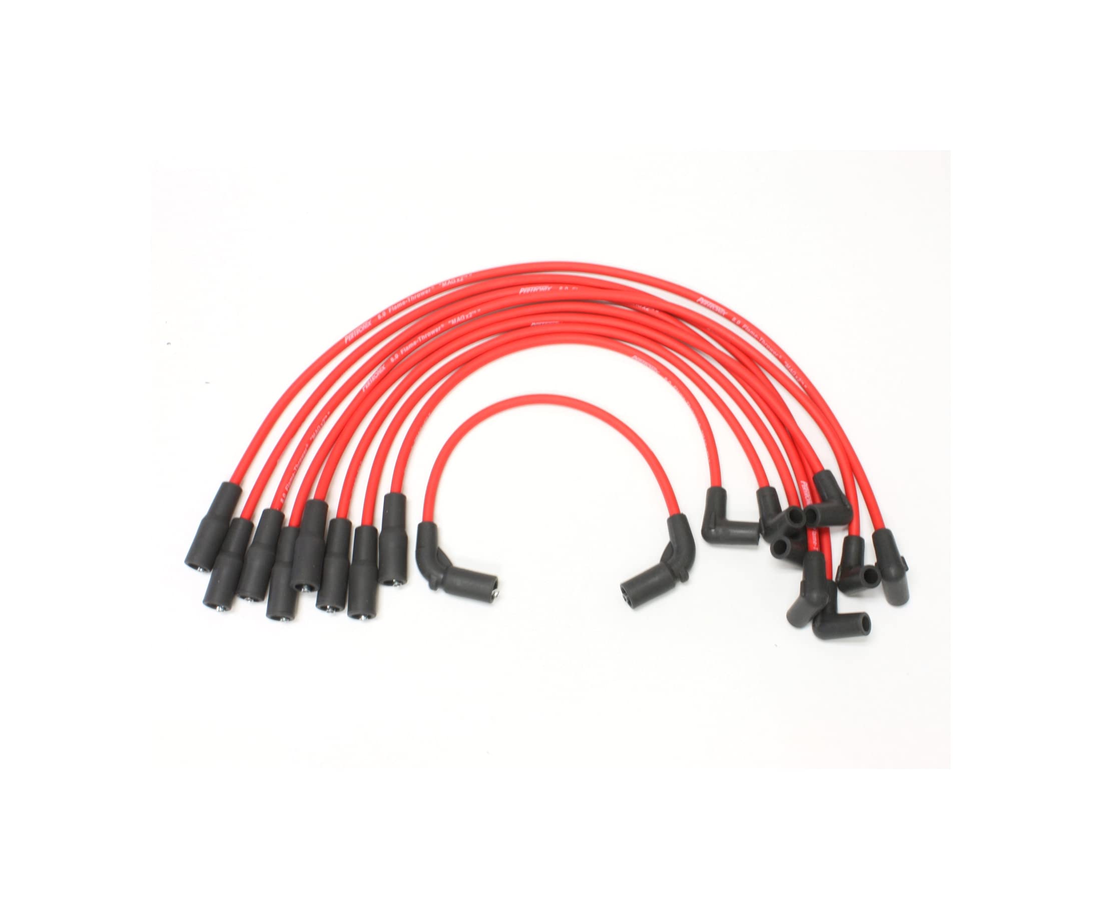 Pertronix 808424 Red Flame-Thrower 8mm Spark Plug Wire for 8-Cylinder GM Truck 5.0/5.7L