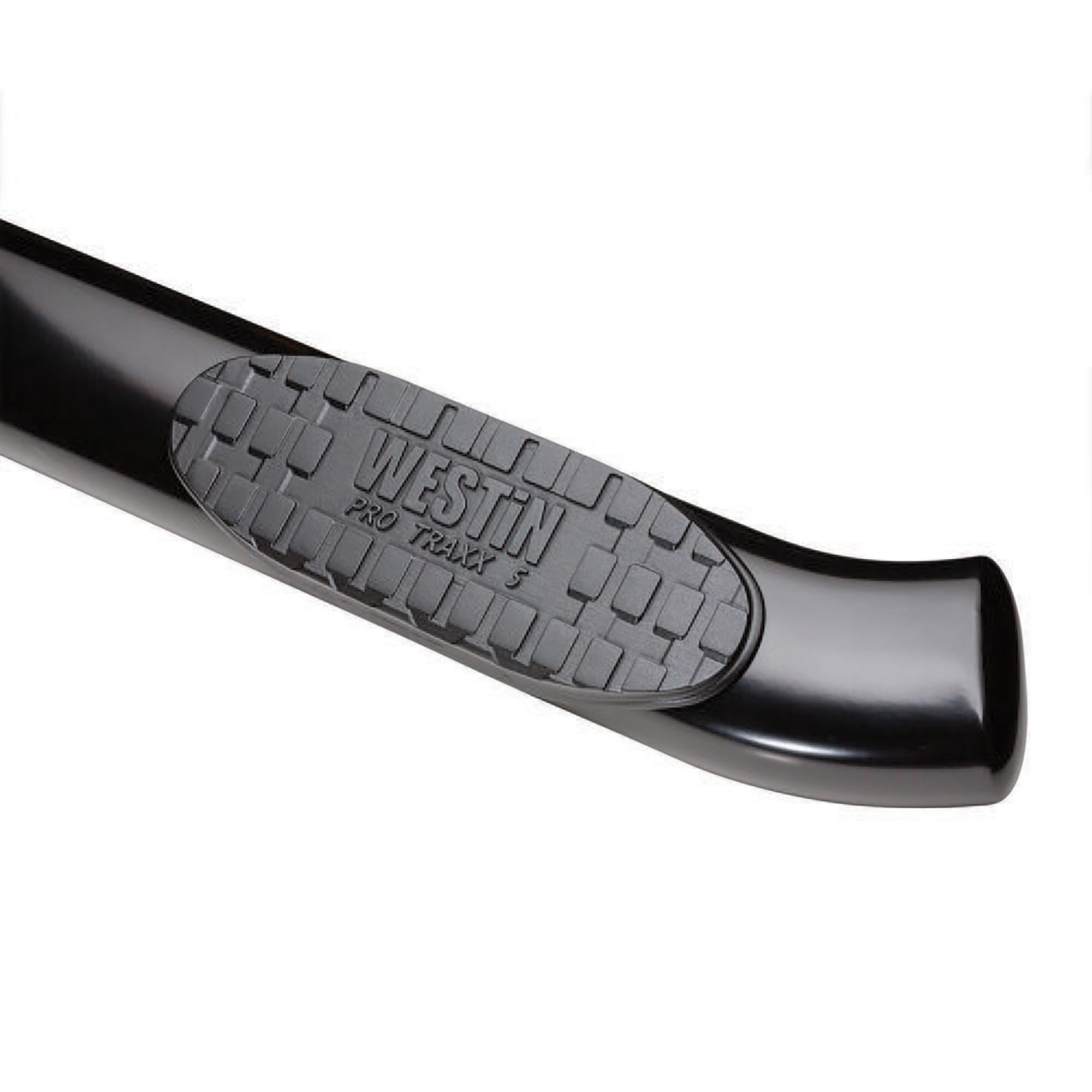 Westin PRO TRAXX 5 Oval Wheel to Wheel Nerf Bars fits 2007-2019 Silverado Sierra 2500 3500 Crew Cab 8' Bed (Exc Dually and 2007 Classic) Black Pair