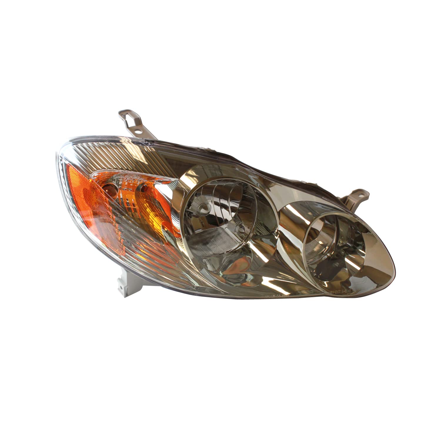 Right TYC Headlight Assembly Compatible with 2003-2004 Toyota Corolla