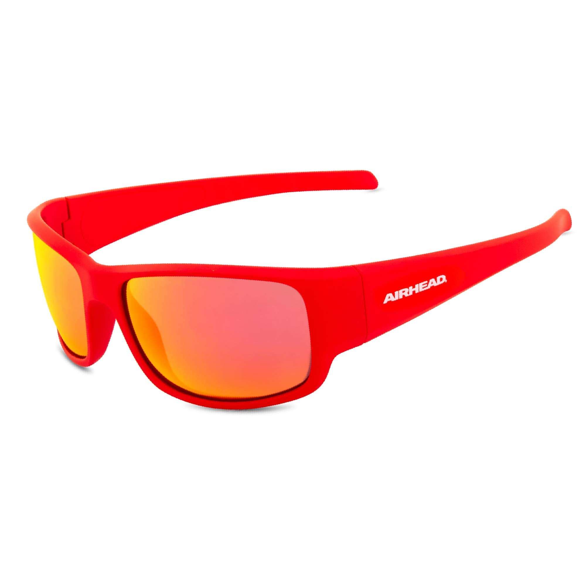 Adult AIRHEAD Sport Round Sunglasses, Red