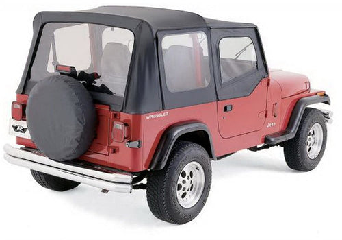 Medium Spare Tire Cover for 27"-29" Tire | RAMPAGE PRODUCTS, Black, Vinyl | 772901 | Universal Fit