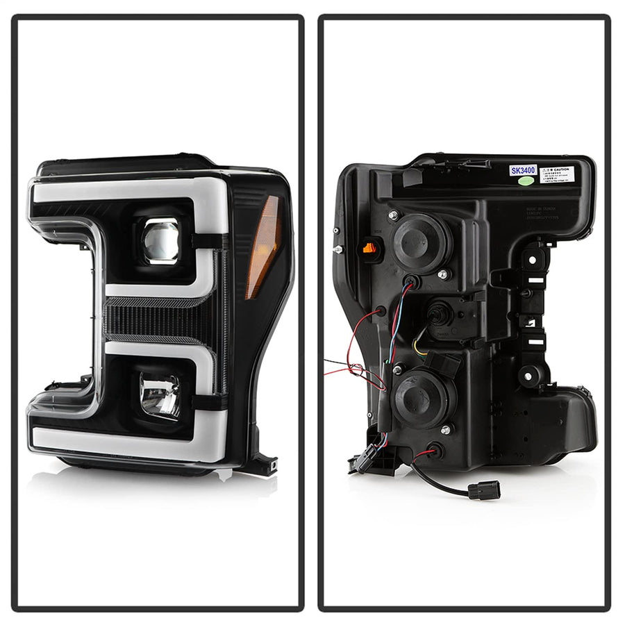 Projector Headlight Spyder - (PRO-YD-FS17HALSI-BK)