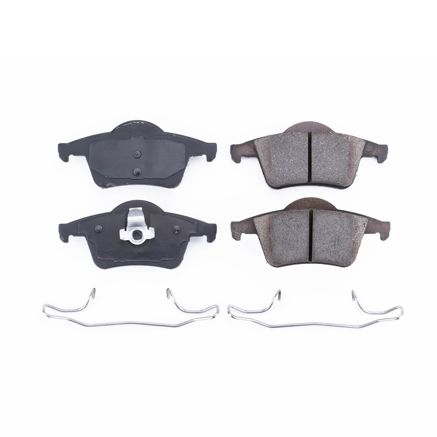 Power Stop Brake Kit Front For Volvo S60 2001-09 |S80 1999-06 |V70 2001-07 |XC70 2003-07 - Ceramic Brake Pads With Installation Hardware, 17-795