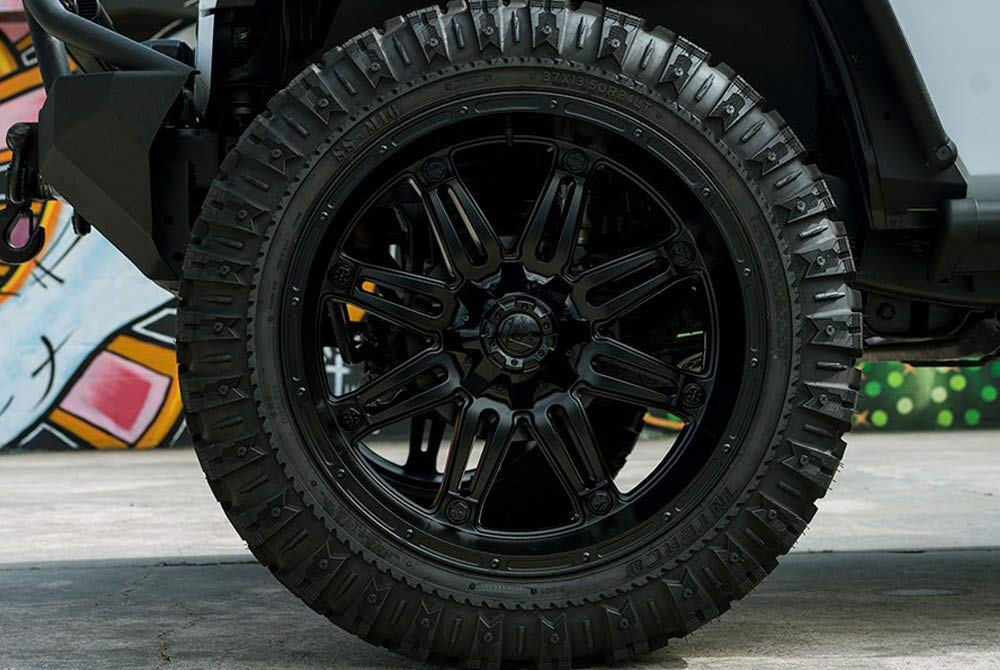 HOSTAGE D531 17x9, Bolt Pattern: 5x5/5.5, Offset: 1, MATTE BLACK, set of 1