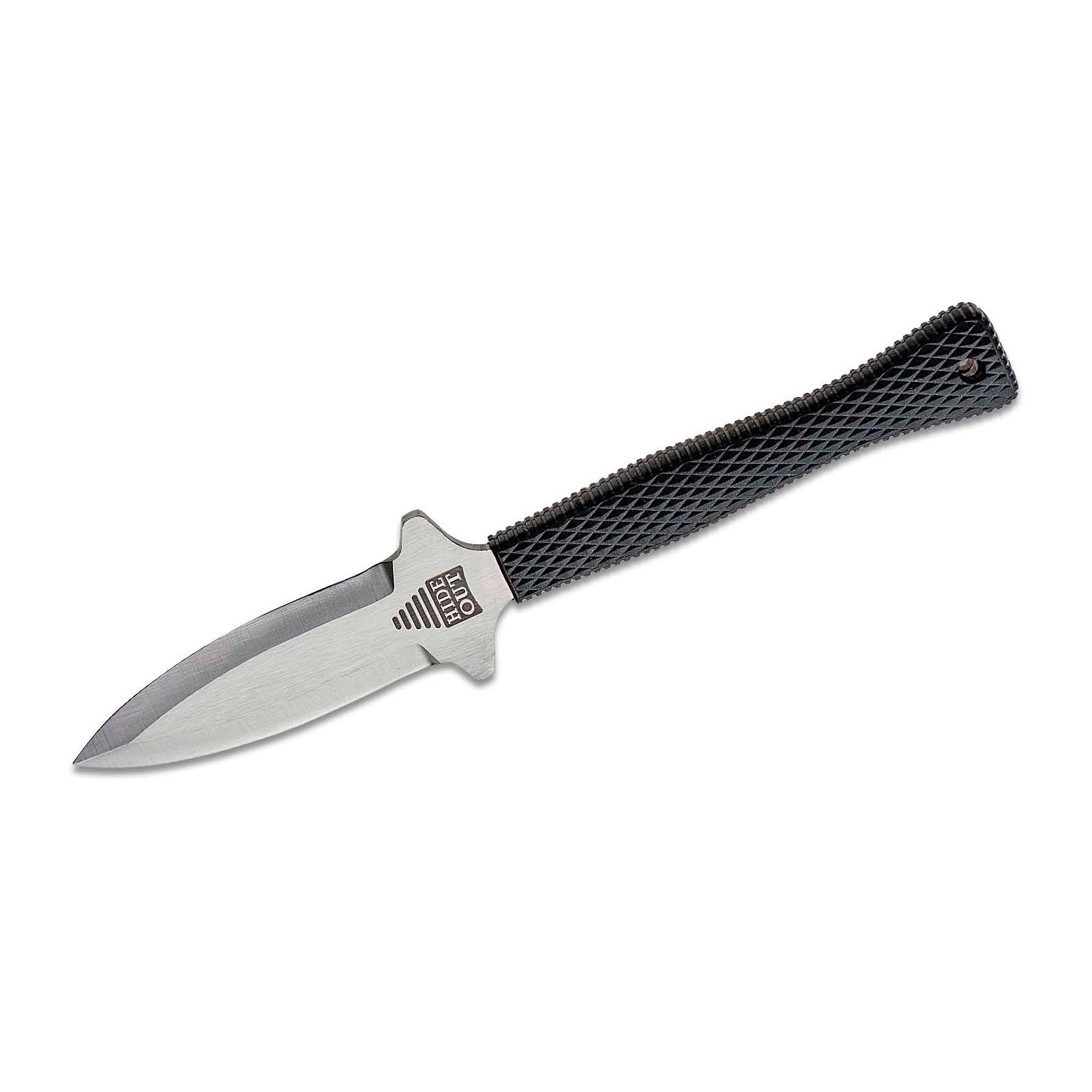 Cold Steel 3" Hide Out Durable Japanese AUS8A Stainless Steel Fixed Blade Spear Point Tactical Outdoor Neck Knife, 3-1/2" Kray-Ex Handle, Resistant Secure-Ex Sheath