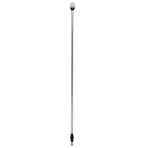 Frosted Globe Attwood 5110-30-7 All-Round Pole Light, 30-Inch , Beige