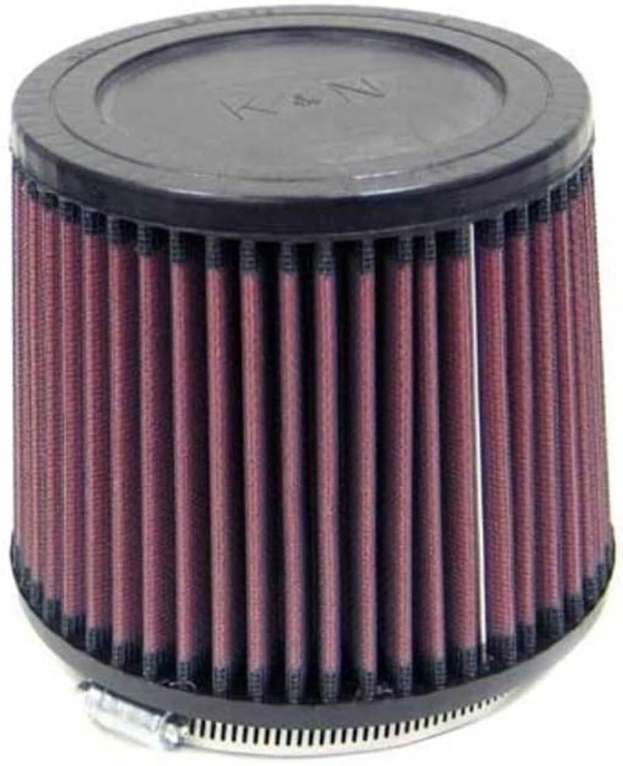 High-Flow K&N Original Lifetime Universal Clamp-On Air Filter: High Performance, Premium, Washable: Flange Diameter: 4.5 In, Filter Height: 5 In, Flange Length: 0.625 In, Shape: Round Tapered, RU-4260