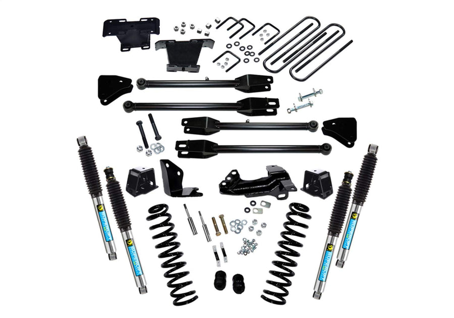 SUPERLIFT SUSPENSION RealTruck 4" Lift Kit for Ford F-250/F-350 | Complete Lift Kit with Front & Rear Bilstein 5100 Series Shocks and 4-Link Arms | K230B | Fits 2005-2007 Ford F-250 / F-350 4WD