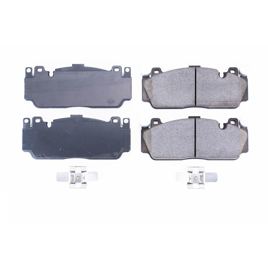 Power Stop Brake Kit Front For BMW M2 2019-21 |M5 2013-16 |M6 2012-18 |M6 Gran Coupe 2014-19 - Ceramic Brake Pads With Installation Hardware, 17-1648