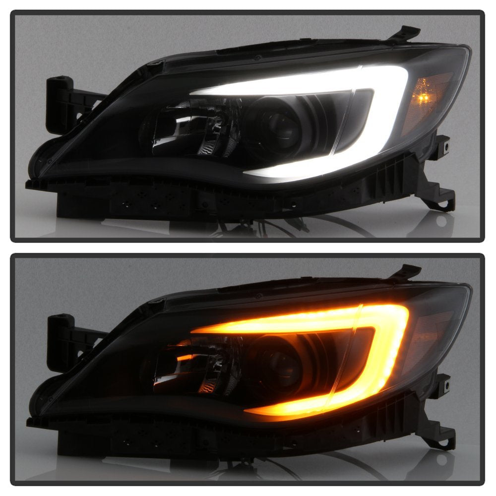 Projector Headlight Xtune PRO-JH-SI08-LBDRL-BSM, 1 Pack