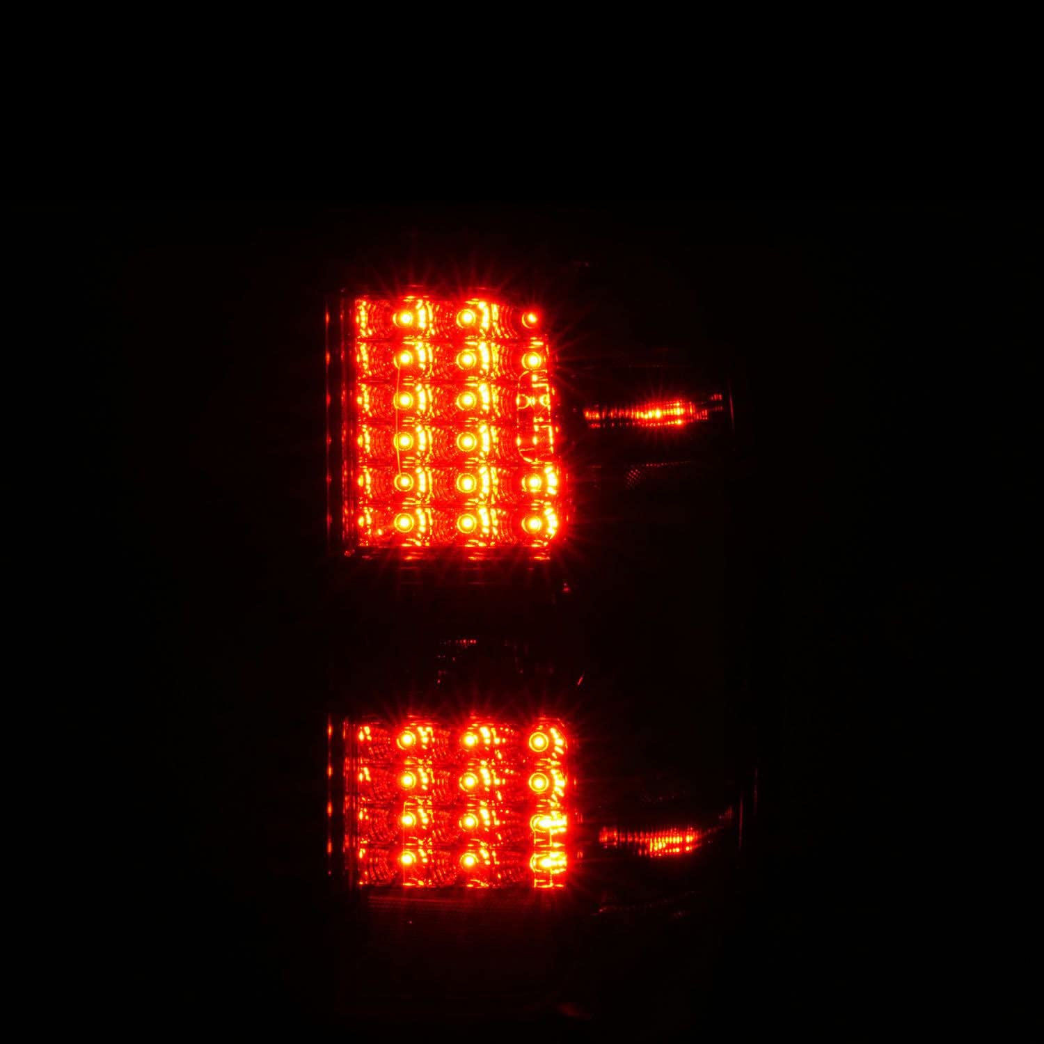 15-19 Chevy Silverado 2500HD/3500HD ANZO USA Aridex LED Tail Lights Smoke w/Clear Lens (311424)