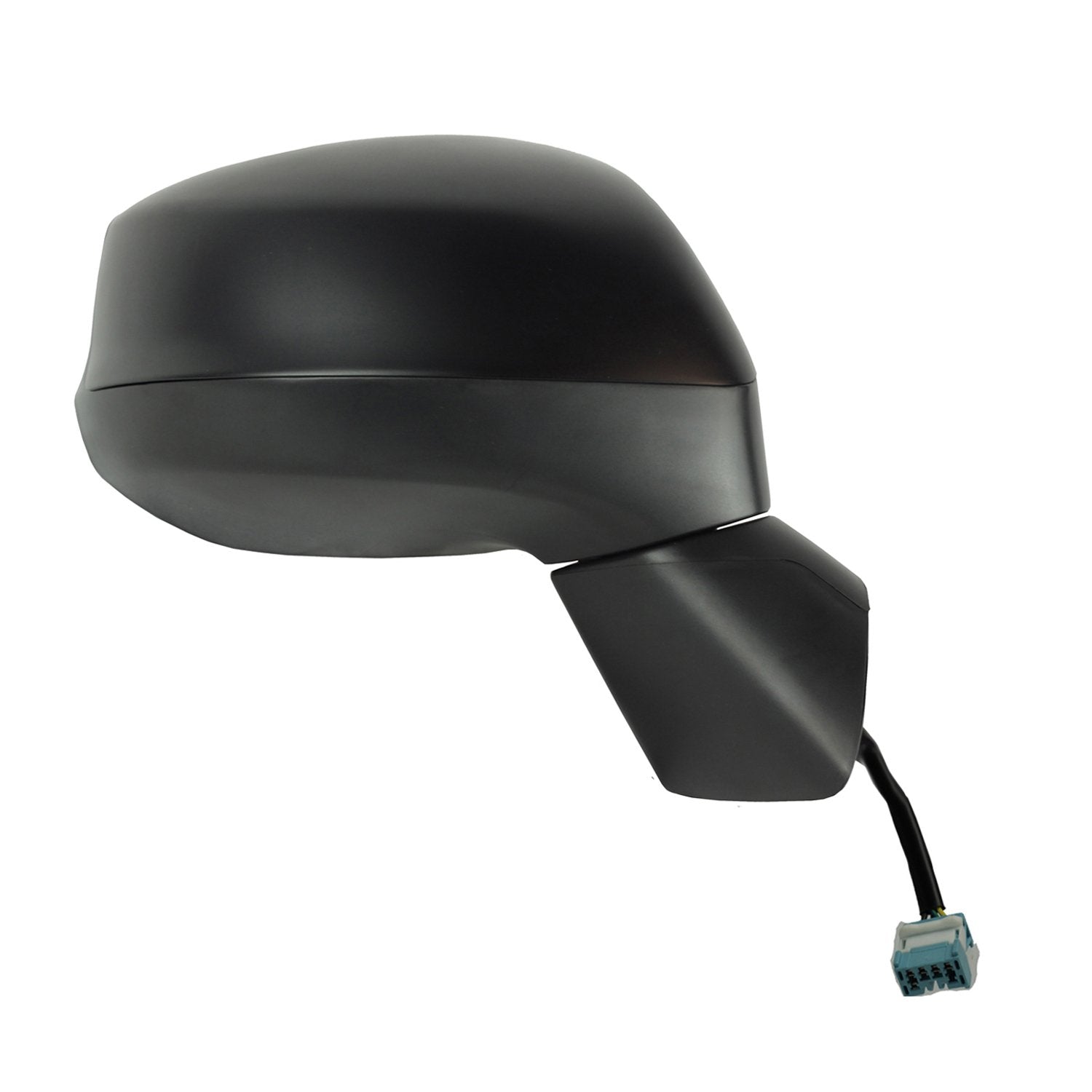 Fit System Side Passenger Mirror for Honda Civic Coupe, Sedan Model, Textured Black w/PTM Cover, Foldaway, Heated Power