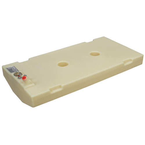 Below Deck Permanent Fuel Tank Moeller Marine 032528, 27 Gallon - 49.00 in. L x 24.50 in. W x 11.90 in. H