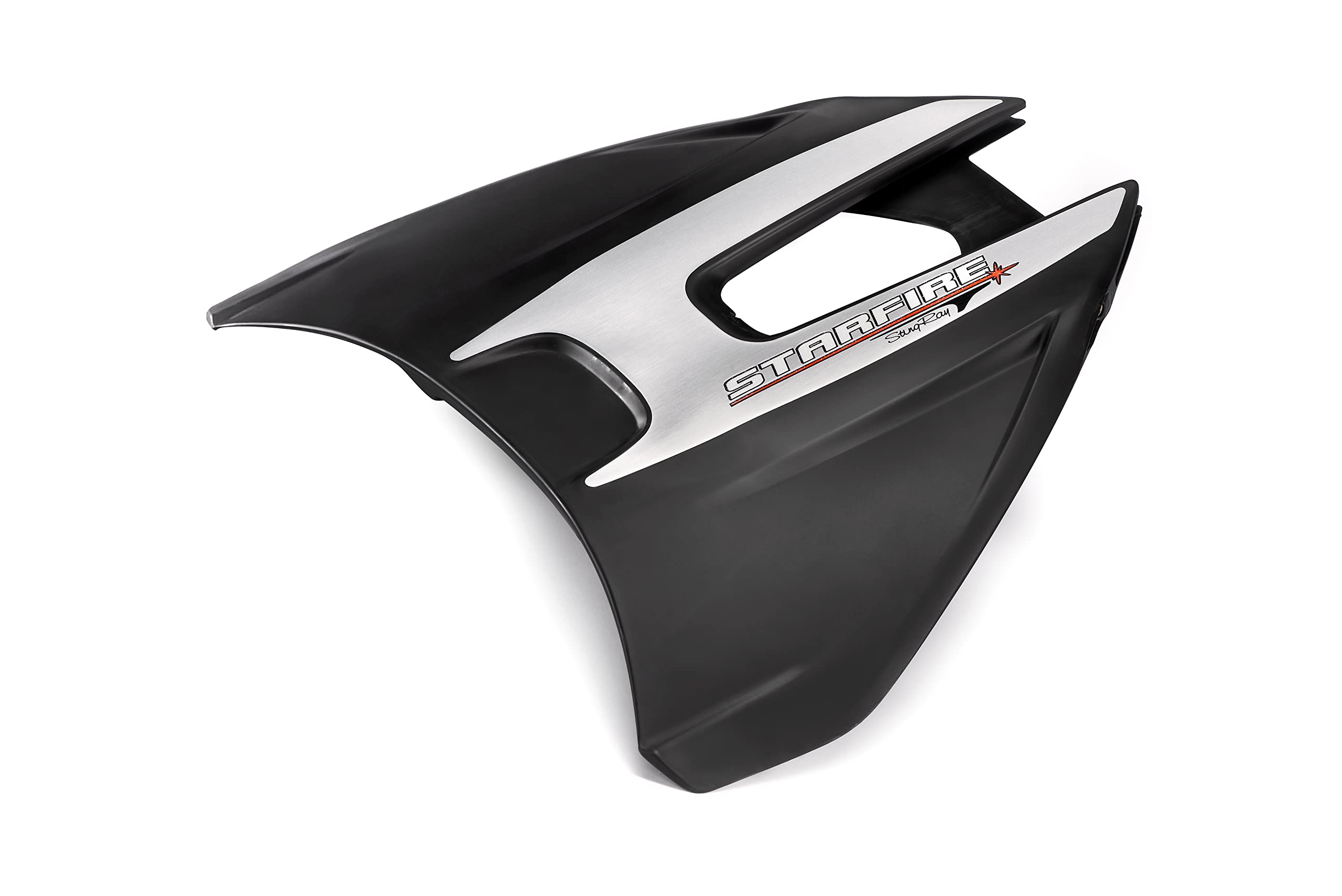 Starfire HYDROFOILS - STINGRAY Hydrofoils for 40-300 hp Boats (Black) - No-Drill Engine Stabilizer Fins for Outboard/Outdrive Motors - Made in The USA