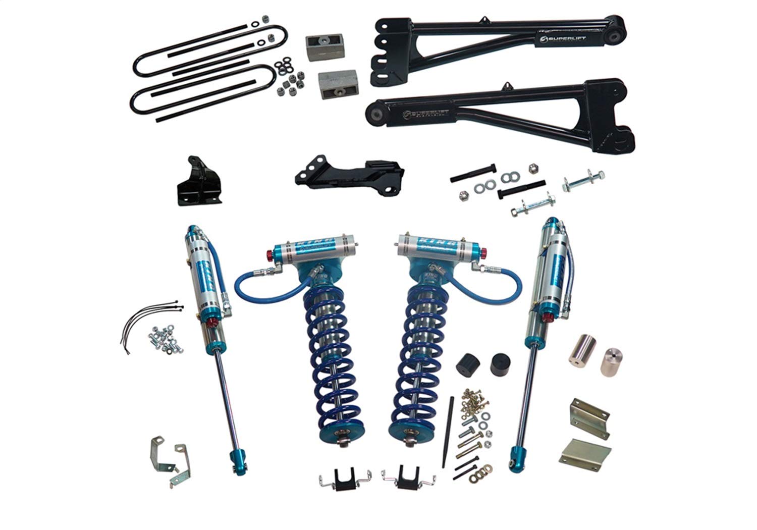 SUPERLIFT SUSPENSION RealTruck 4" Lift Kit for Ford F-250/F-350 | Complete Lift Kit with King 2.0 Coilovers and Replacement Radius Arms | K987KG | Fits 2011-2016 Ford F-250 / F-350