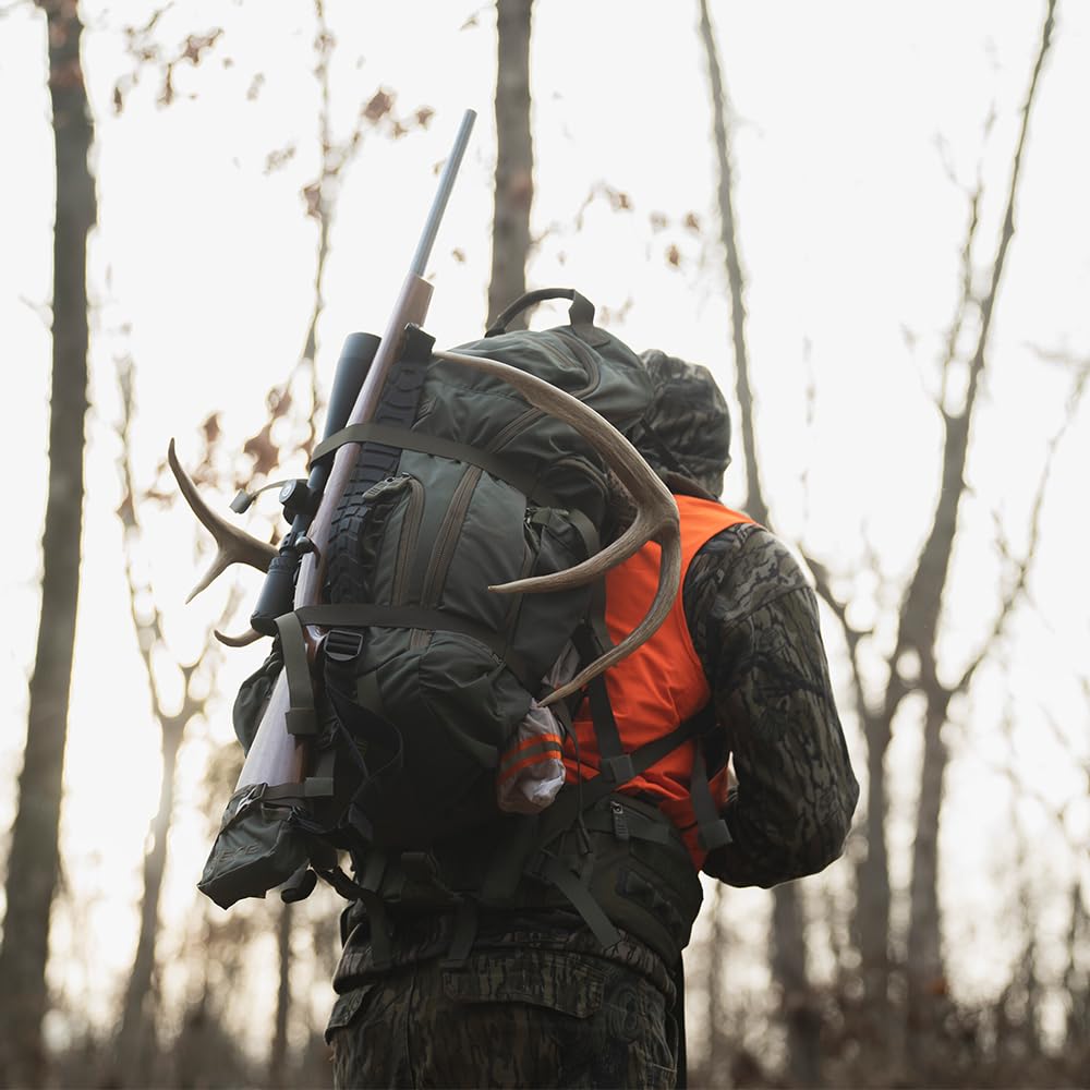 Helix 3500 BOG Hunting Backpack with 3500 Cubic in Capacity, 2.75 lb Lightweight Design, and YKK Zippers for Hunting, Outdoors