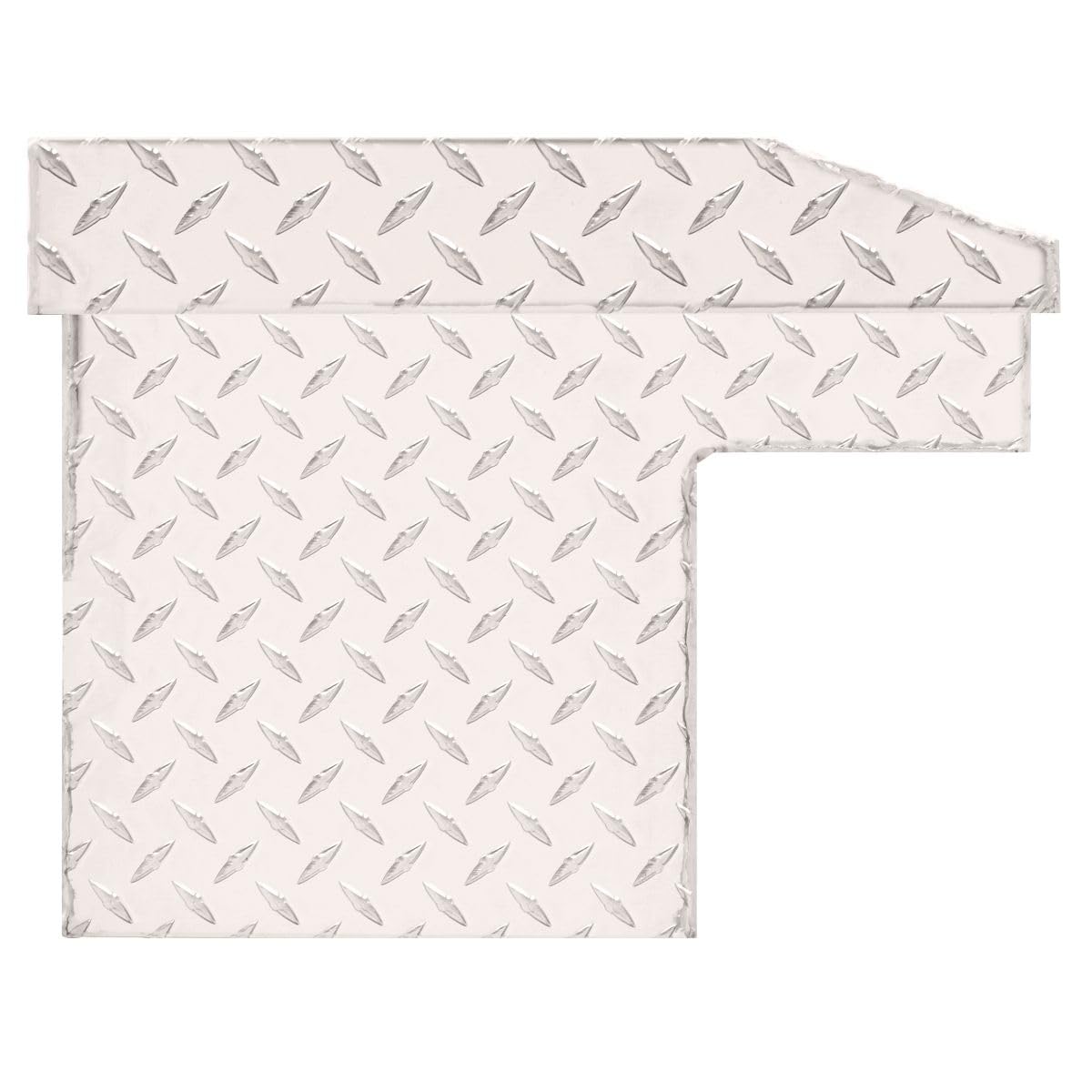 Weather Guard 56in Low Profile Model 178-0-04 Lo-Side Box, Aluminum, Clear, 4.0 cu ft
