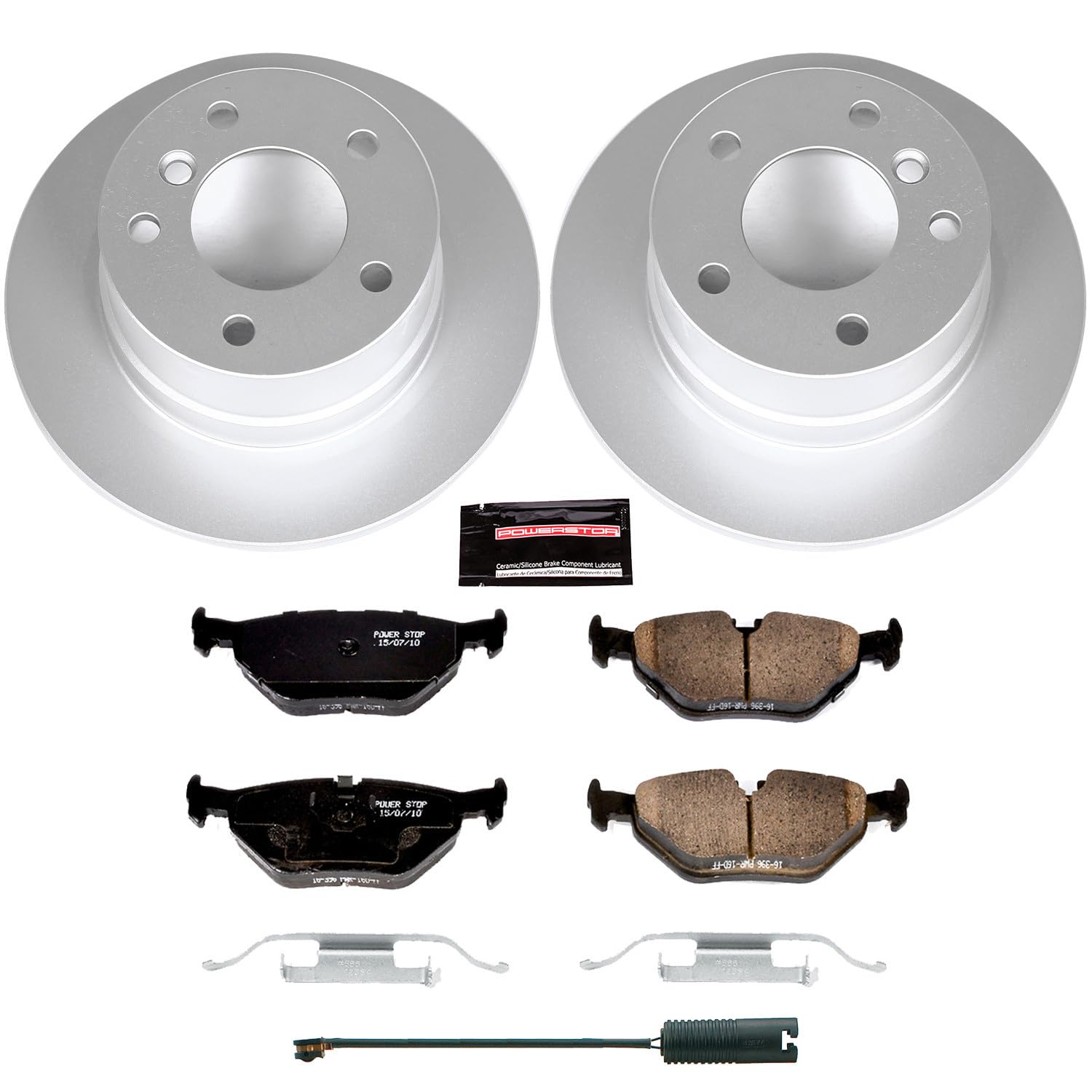 Power Stop Z23 CRK633 Rear Evolution Geomet Coated Brake Kit For BMW Z3 1996-2002 [Model Specific]