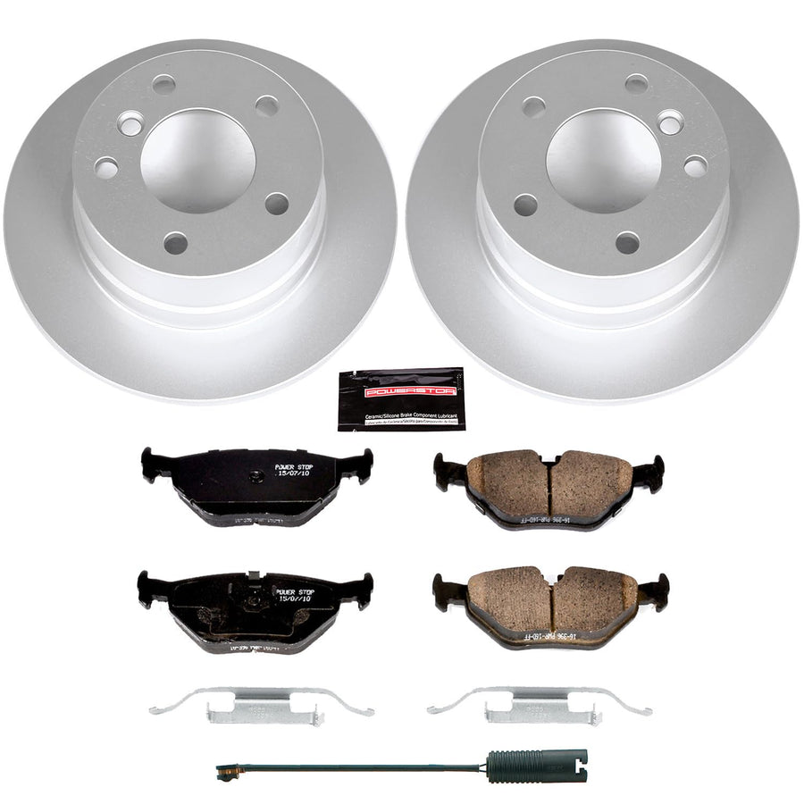 Power Stop Z23 CRK633 Rear Evolution Geomet Coated Brake Kit For BMW Z3 1996-2002 [Model Specific]