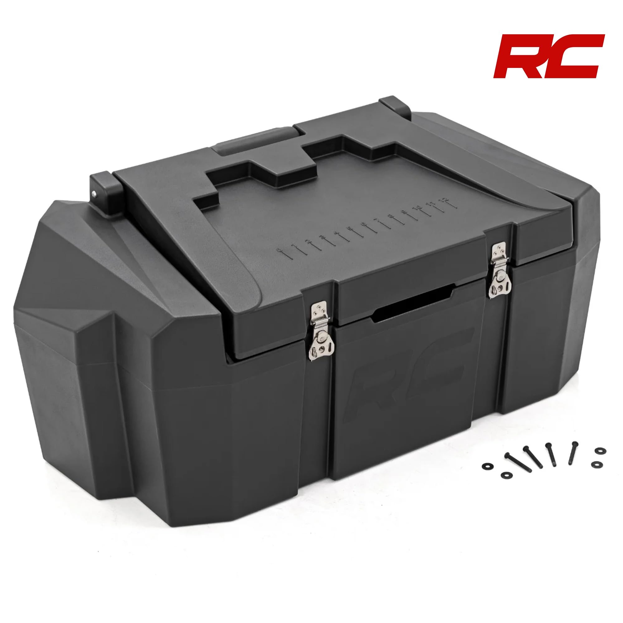 Rear Cargo Box Rough Country for Honda Talon 1000 X/R/X4/XS/RS - 60 Gallon Capacity, Waterproof, UV & Scratch Resistant