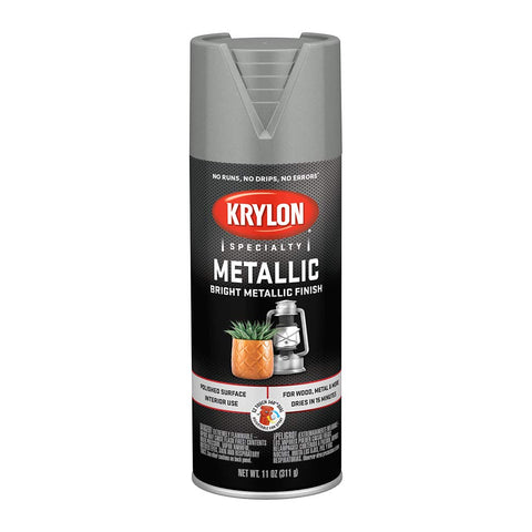 Krylon Metallic Spray Paint K1404, Chrome Aluminum 11 Ounce (Pack of 1)