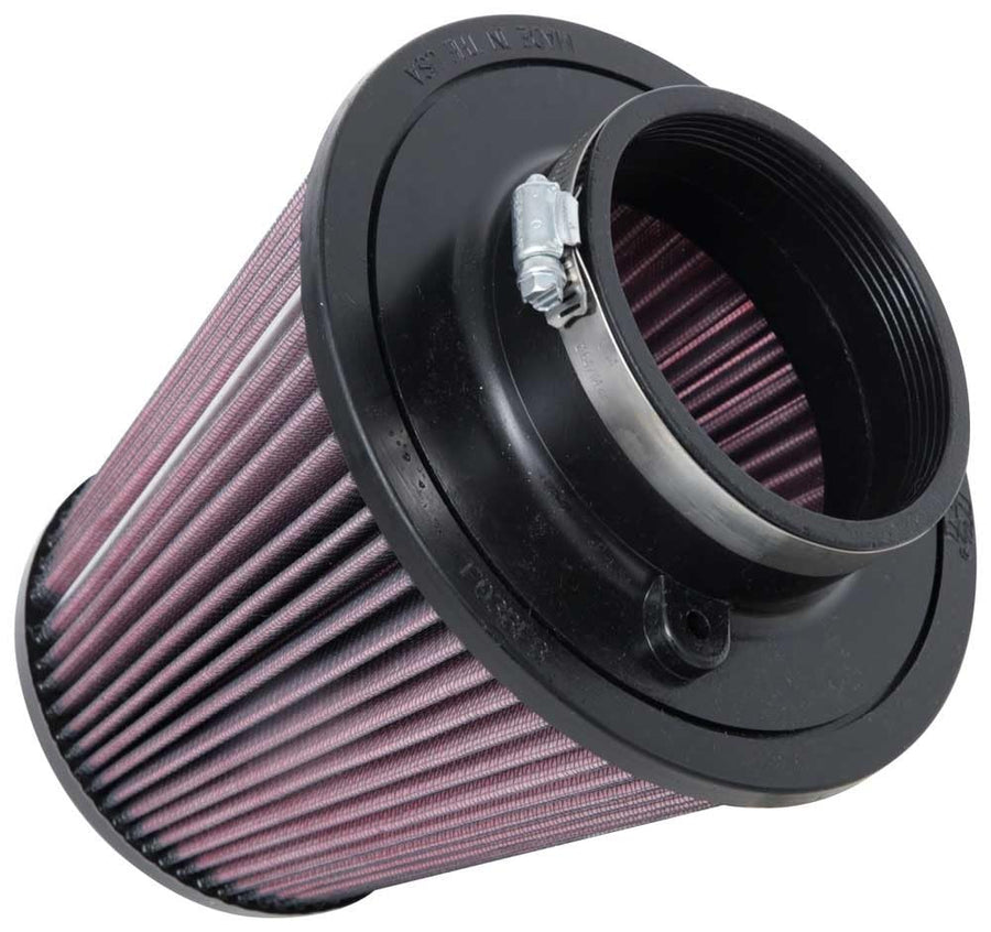 K&N Original High-Flow Lifetime Universal Clamp-On Air Filter: Performance, Premium, Washable: Flange Diameter: 3.875 In, Filter Height: 7.0 In, Flange Length: 1.5 In, Shape: Round Tapered, RU-1029