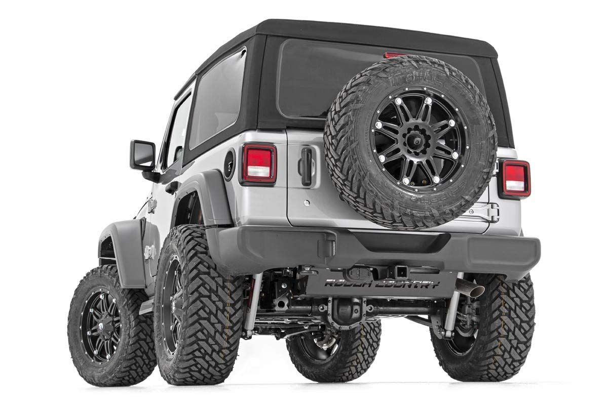 Muffler Rough Country Skid Plate for 2018-2024 Jeep Wrangler JL - 10599