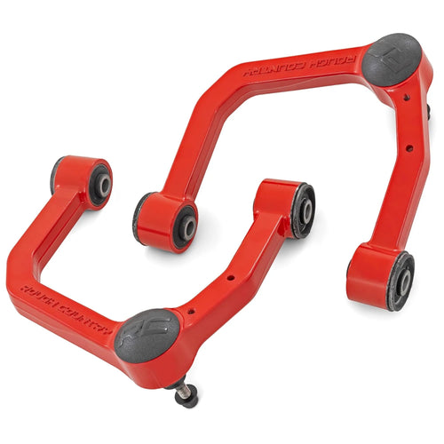 Rough Country Upper Control Arms Forged Aluminum for Toyota Tacoma (2024-2025) OE Upgrade, 2-Pack, Red