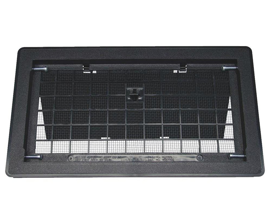 500bl Witten Manual Foundation Vent With Damper, Black