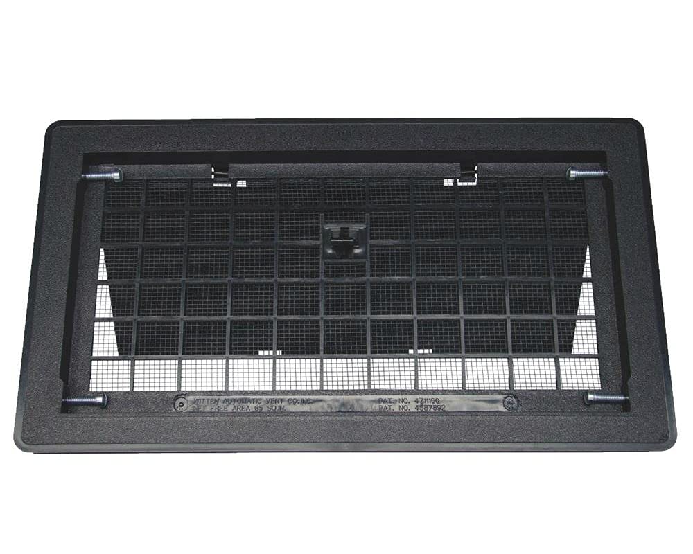 500bl Witten Manual Foundation Vent With Damper, Black