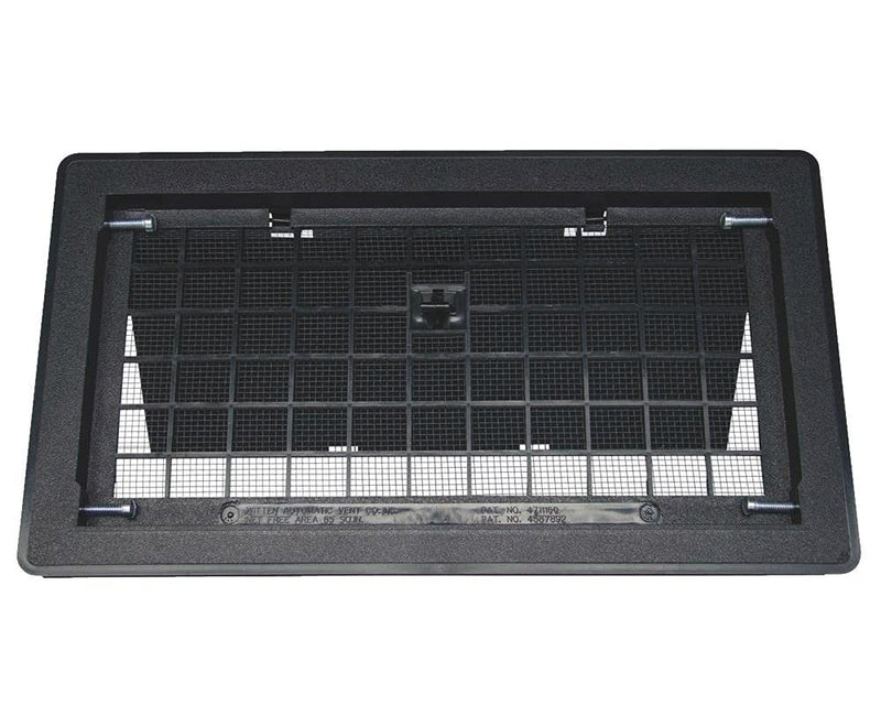 500bl Witten Manual Foundation Vent With Damper, Black