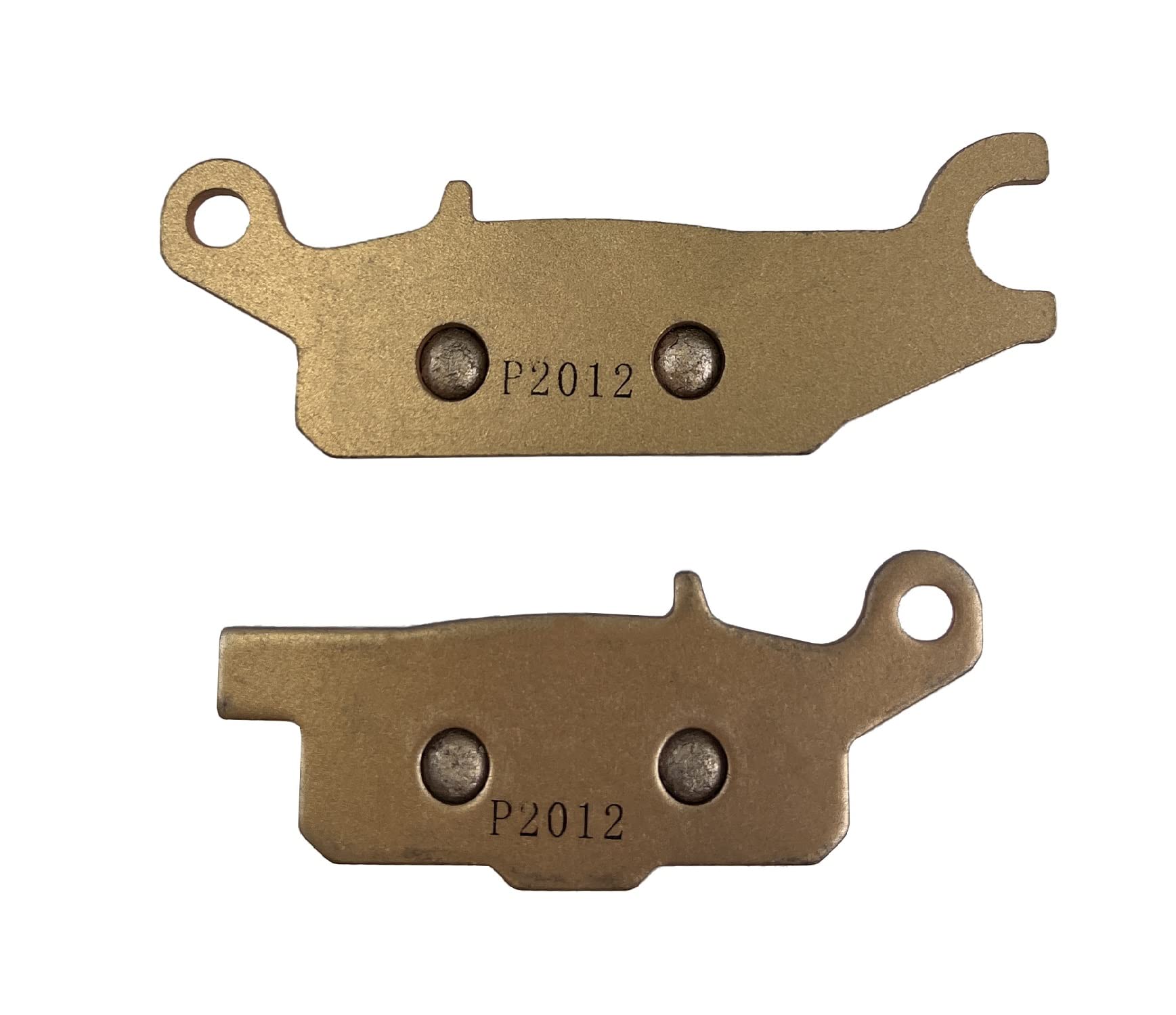 Demon Rear Powersports Sintered Brake Pads for Yamaha Grizzly 550/700, Sintered Metallic Material Better Grip, Reduced Brake Fade, Instant Braking, Long Life (See Fitment Details in Description)