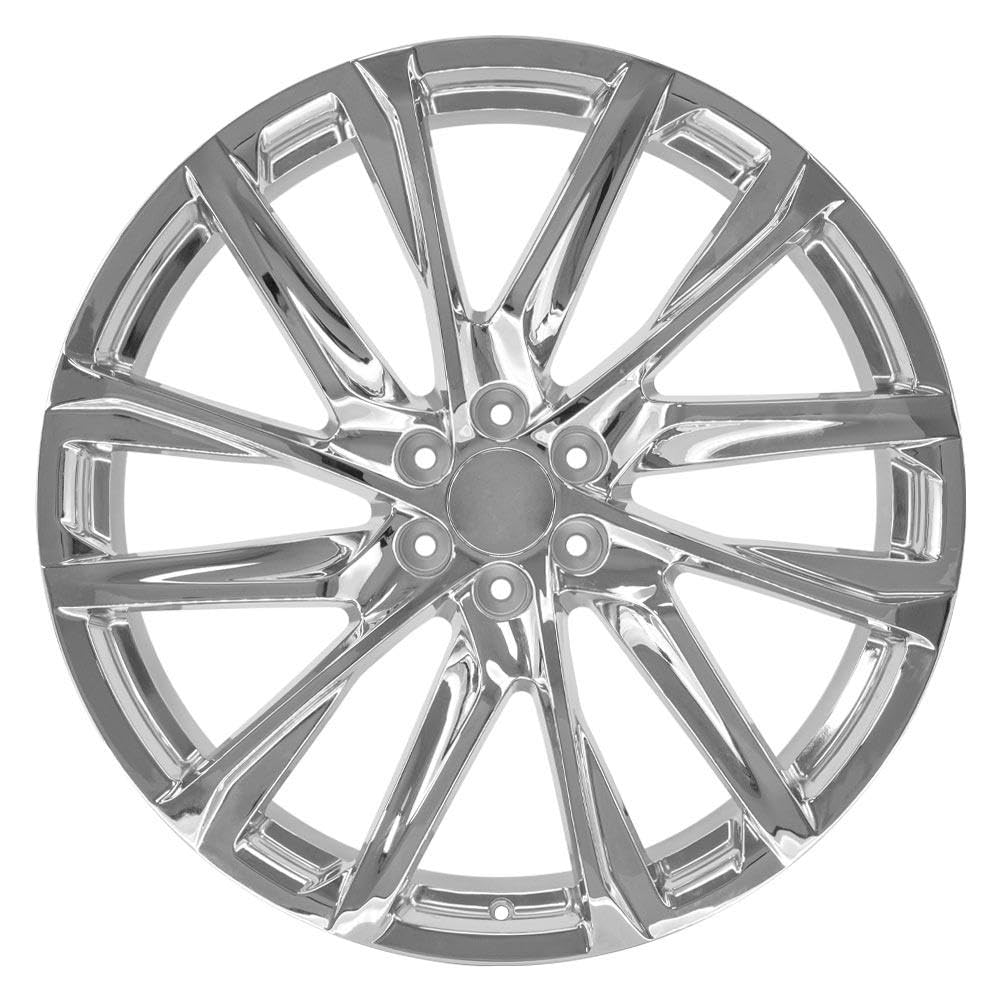 26 Inch OE Wheels Rim Fits Escalade Style 6x139.7 26x10 Chrome - Hollander 4875 (1)