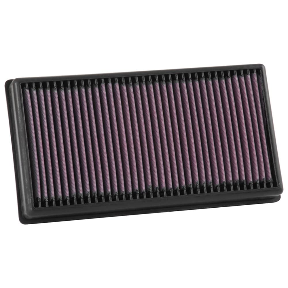 K&N Original High-Flow Lifetime Engine Air Filter: Increase Power: Premium, Washable: Compatible with 2017-2025 Volkswagen: Atlas, Teramount, 33-5071