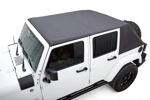Voyager Top Rugged Ridge 4 Door Black Diamond Sail Cloth, Tint | 13861.35 | Fits 2007-2018 Jeep Wrangler JKU 4-Door