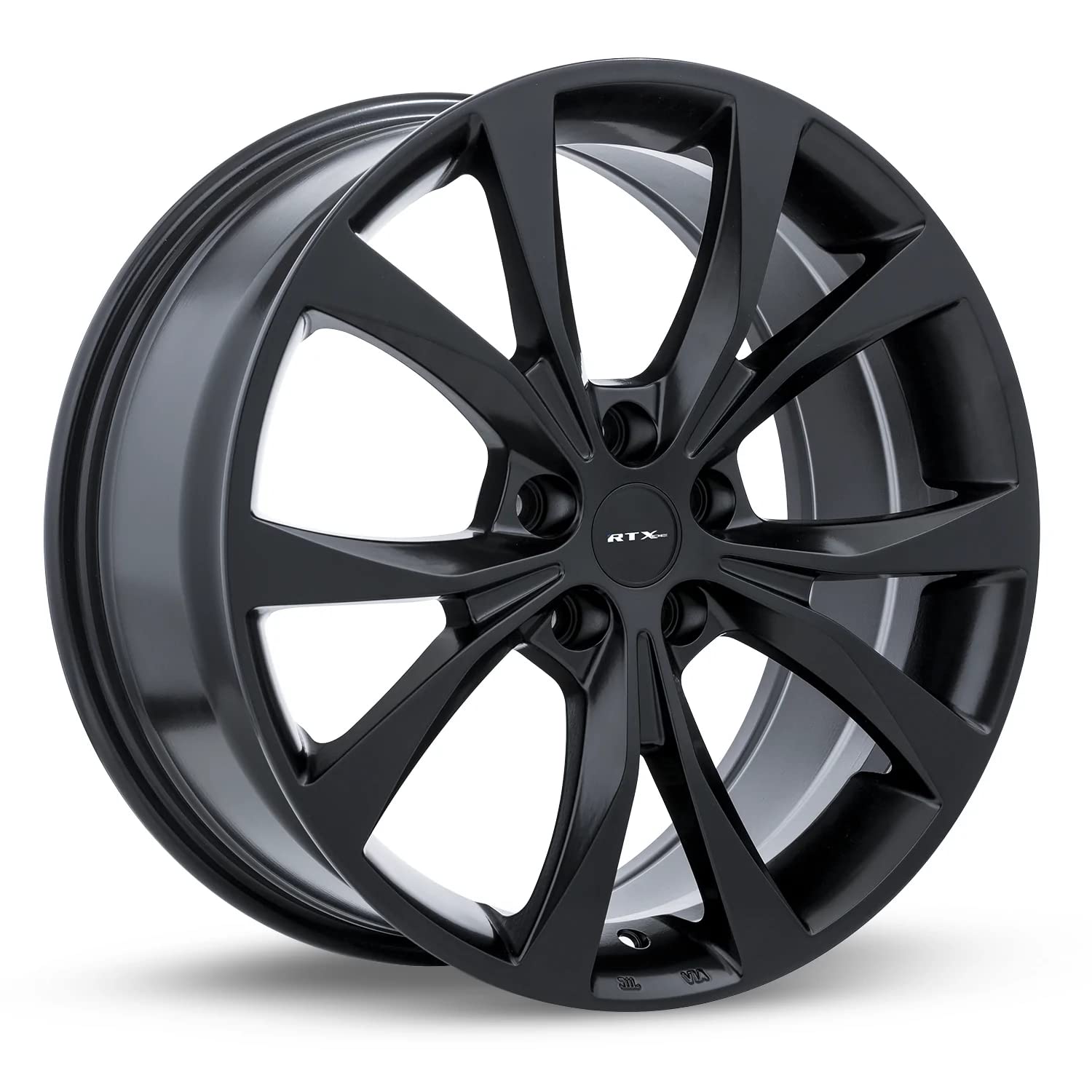Custom RTX Wheel - 18x8, 42 Offset, 5x108 Bolt Pattern, 63.4mm Hub - Satin Black Rim