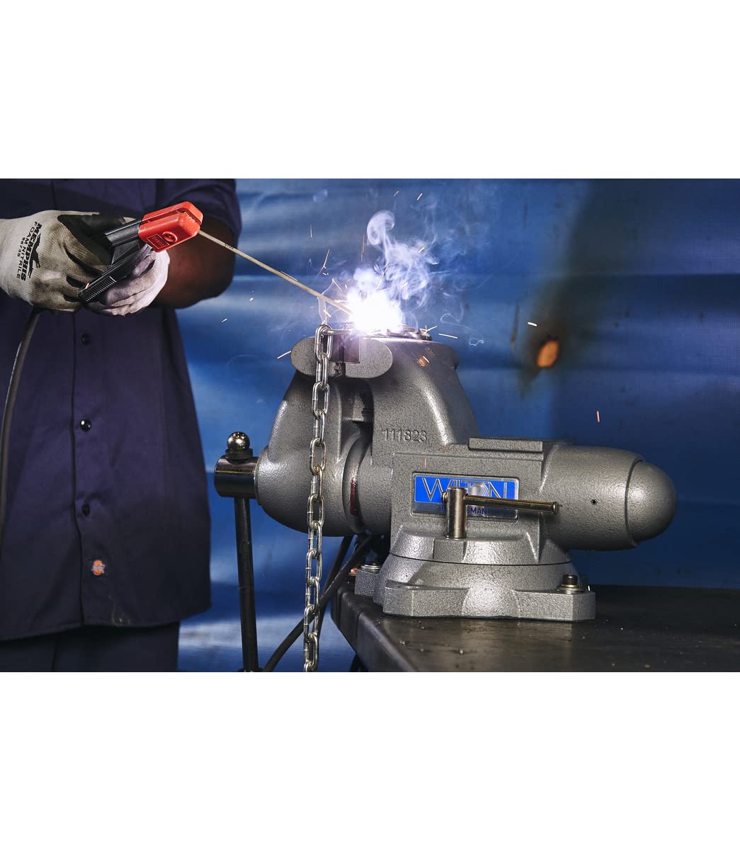 Tradesman Wilton Bench Vise, 8" Jaw Width, 6-3/4" Max Jaw Opening, 4-3/4" Throat (Model 1780A)
