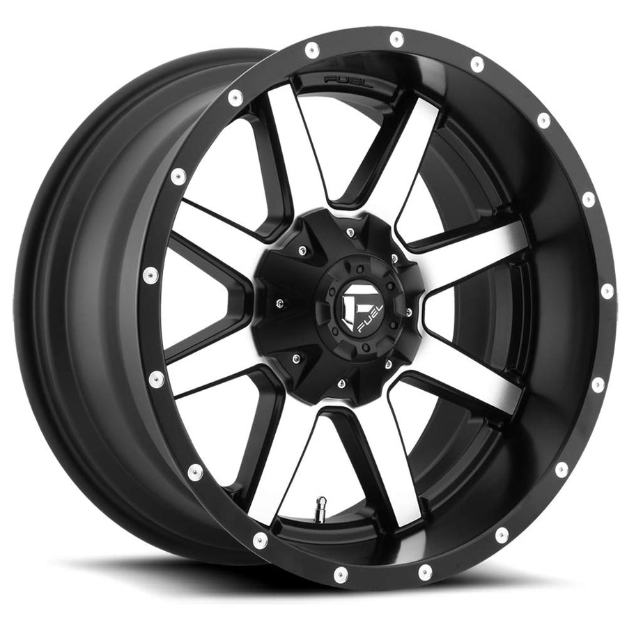 D537 Fuel Offroad MAVERICK Black Wheel with Painted (20 x 10. inches /8 x 165 mm, -18 mm Offset)