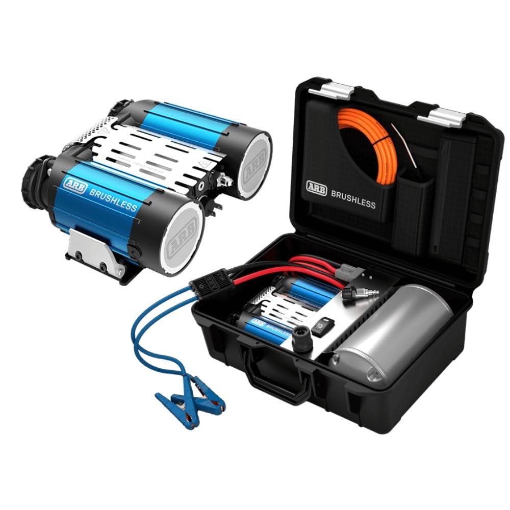 ARB CKBLP12 Premium Brushless Air Compressor Portable Motor boasts 1.5X in output