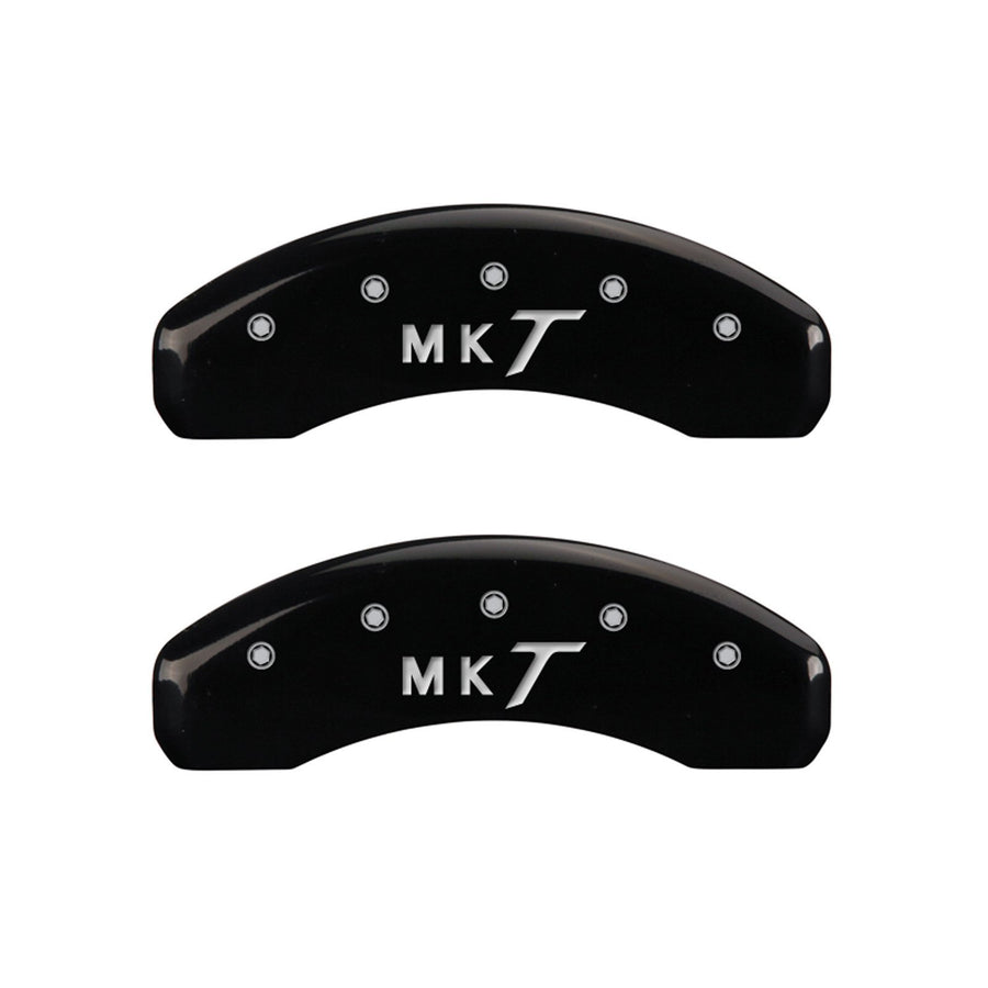 Caliper Covers MGP 36015SLMTBK with Black Powder Coat Finish, (Set of 4)