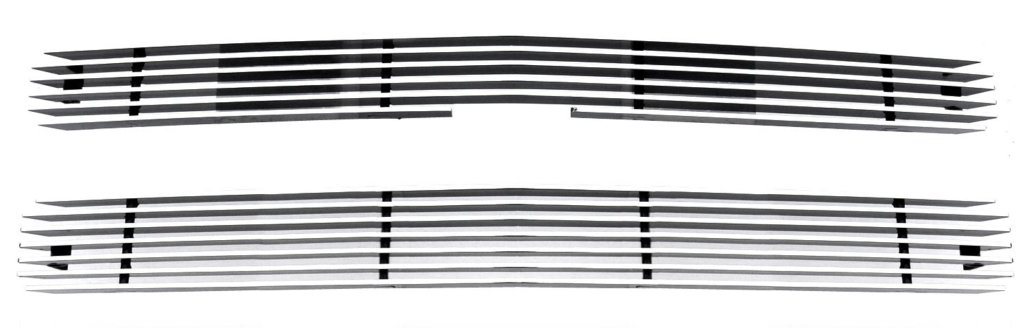 98-05 S-10 Blazer Billet Grille, Compatible with S-10 Truck (1998-2004), Polished, 2 Pc, Insert, For grilles with honeycomb Mesh style - PN #21276