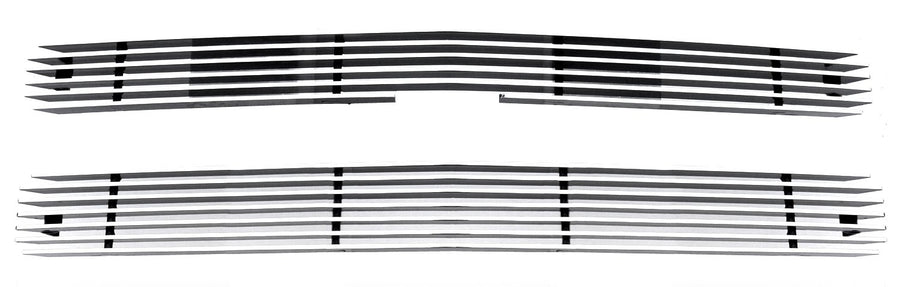 98-05 S-10 Blazer Billet Grille, Compatible with S-10 Truck (1998-2004), Polished, 2 Pc, Insert, For grilles with honeycomb Mesh style - PN #21276