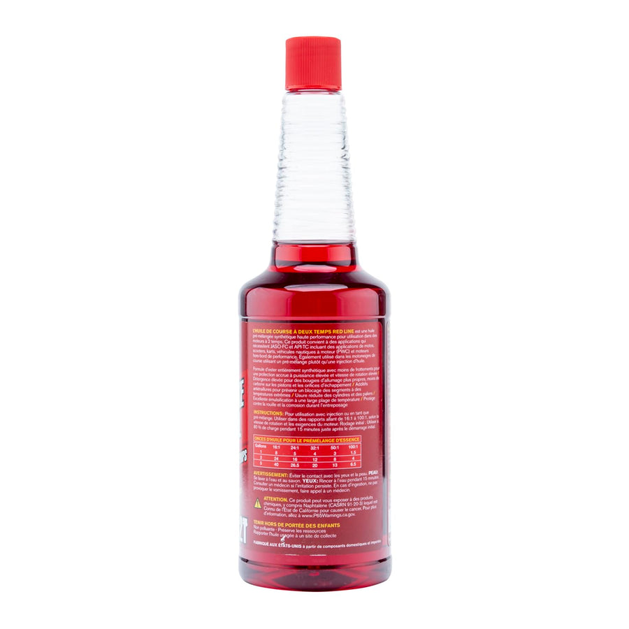 Two-Stroke Oil Red Line Racing Synthetic - 16 Ounce