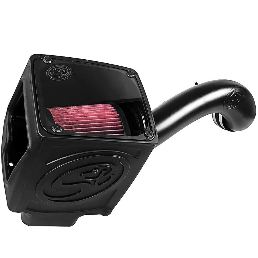 Cold Air Intake S&B Filters 75-5110 For 2016-2019 Silverado/Sierra 2500/3500 6.0L (Oiled Cleanable, 8-ply Cotton Filter)