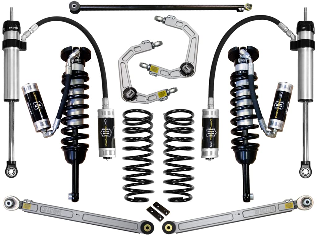 0-3.5" Lift, ICON Stage 5 Suspension System, Billet UCA, Compatible with 2010-Up Lexus GX460, K53185