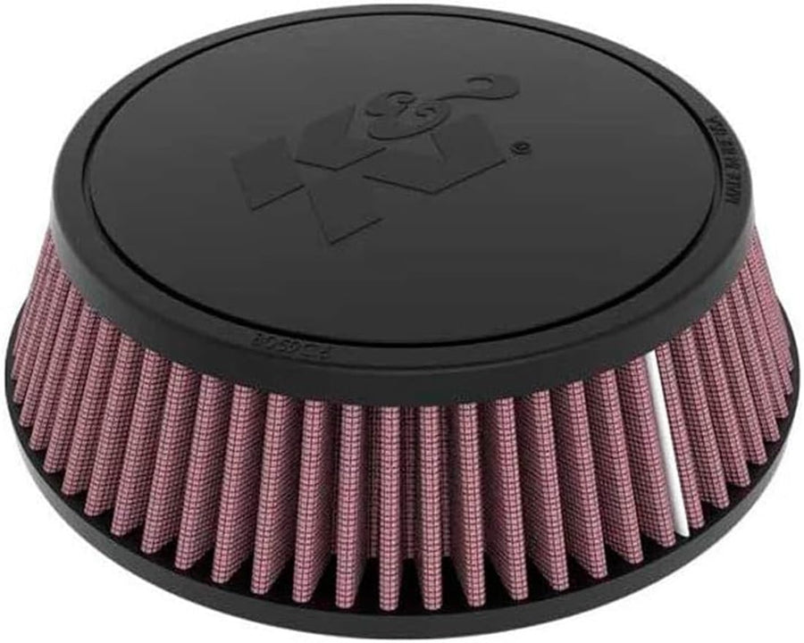 High-Flow K&N Original Lifetime Universal Clamp-On Filter: Performance, Premium, Washable: Flange Diameter: 4.06 In, Filter Height: 2.19 In, Flange Length: 0.75 In, Shape: Tapered Conical, RU-4480
