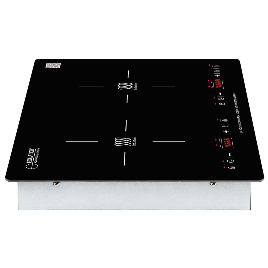 Equator 20" HORIZONTAL Advanced Appliances 2-BURNER Induction Cooktop 9 Power Builtin/Freestand 110V