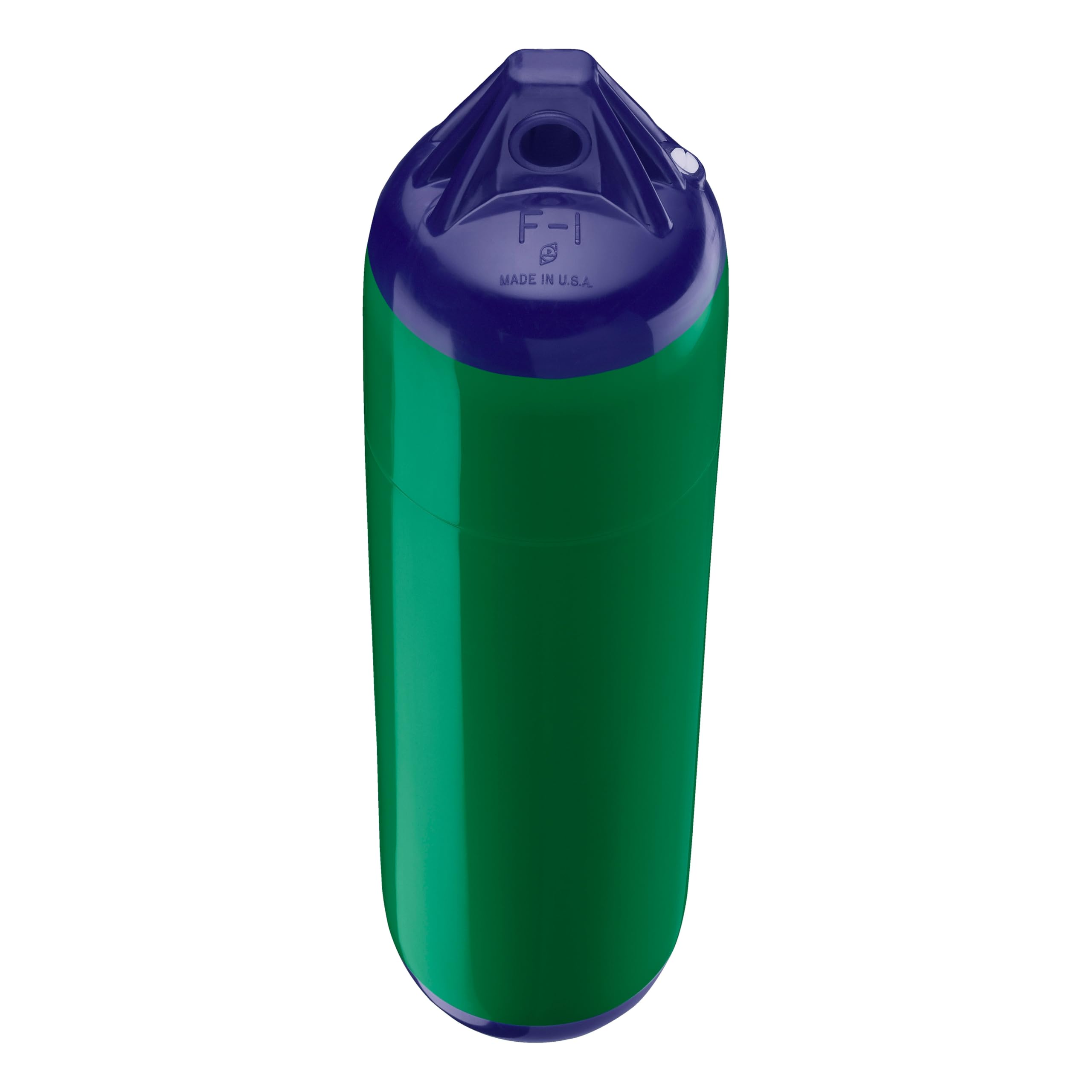 Polyform F-Series Boat Fender Standard F-1 Blue Ropehold - Forest Green
