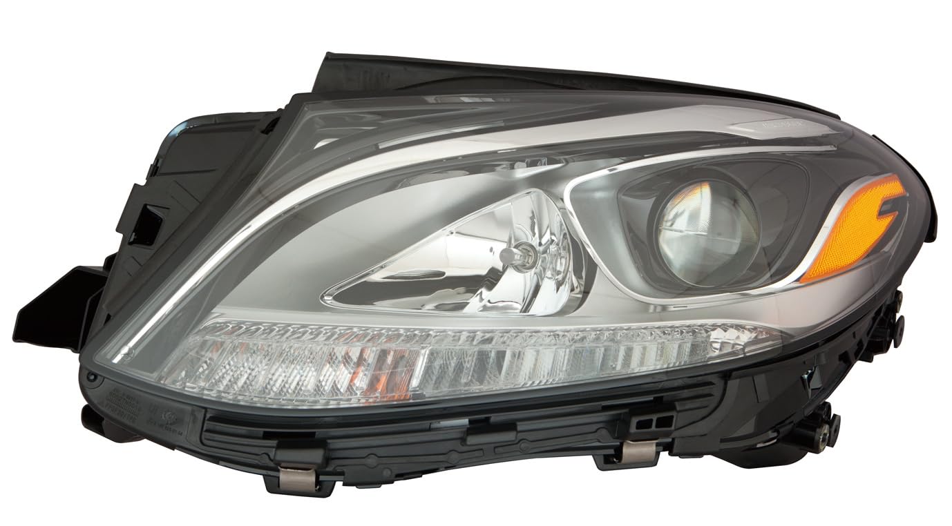 Depo Automotive ACK for Mercedes Benz GLE SUV Class 16-19 Headlight Halogen without Logo LH Driver Side CAPA Replaces OEM: 166 820 21 59 Partslink: MB2518107C