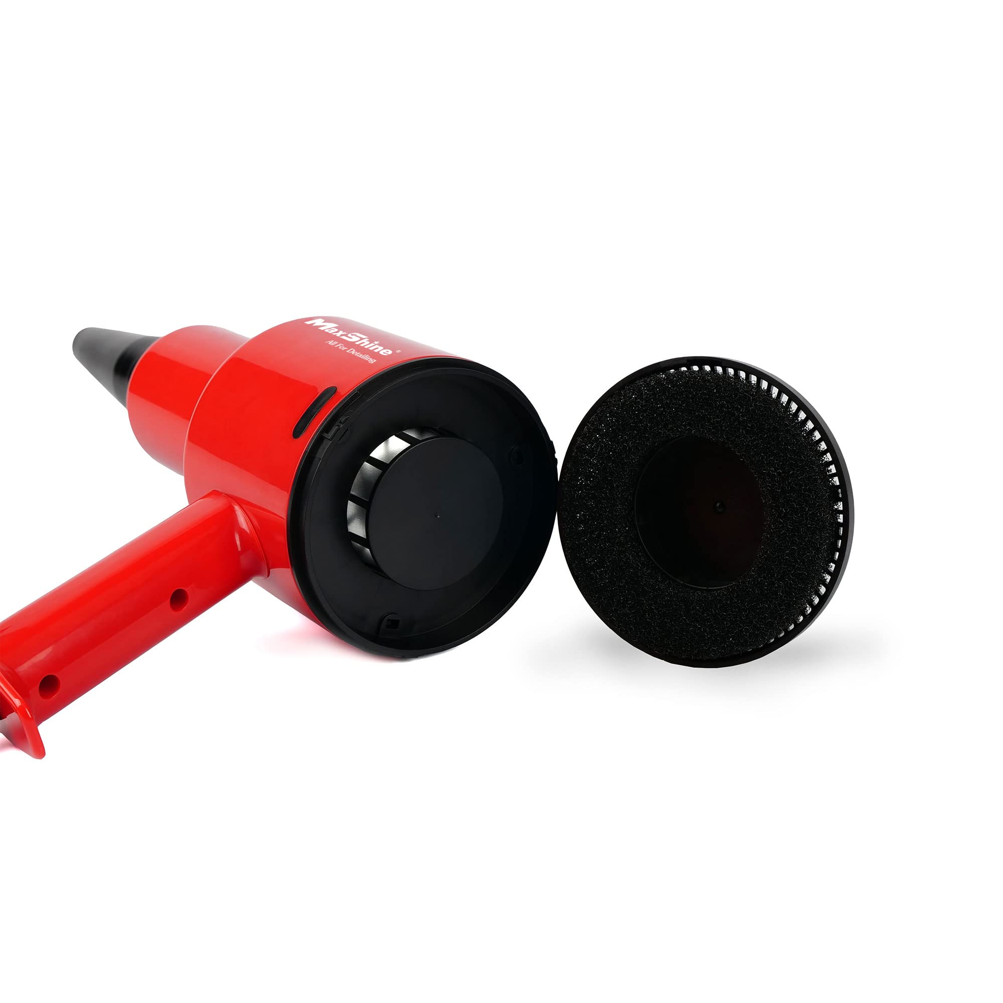 Maxshine Car Dryer Portable Air Blower with 2 Nozzles | Compact Handheld Power Blower for Car Drying, Cleaning, Detailing, Waxing & Coating | Ideal for Cars, Boats, Motorcycles, RVs & Home Use